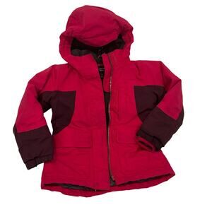 Lands End Squall Coat sz 4 Girls Hooded Insulated Waterproof coat